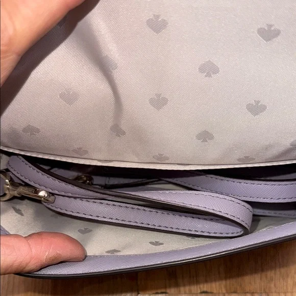 Kate Spade Purple Crossbody Bag with Gold Chain - Picture 6 of 6